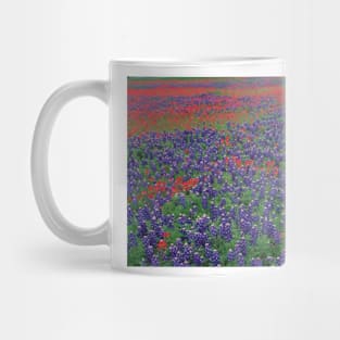 Sand Bluebonnet And Paintbrush Flowers Mug